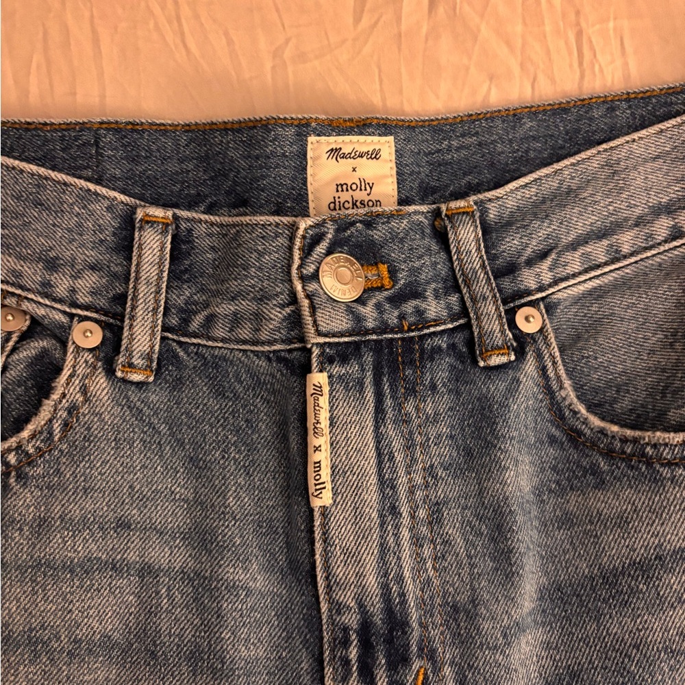 Madewell x Molly Dickson wide leg jeans